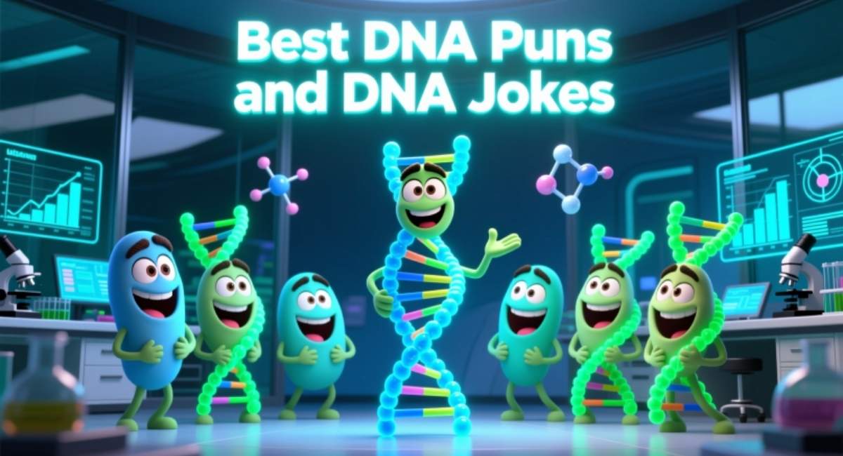 Best DNA Puns and DNA Jokes | Funny Gene Puns & Jokes About DNA