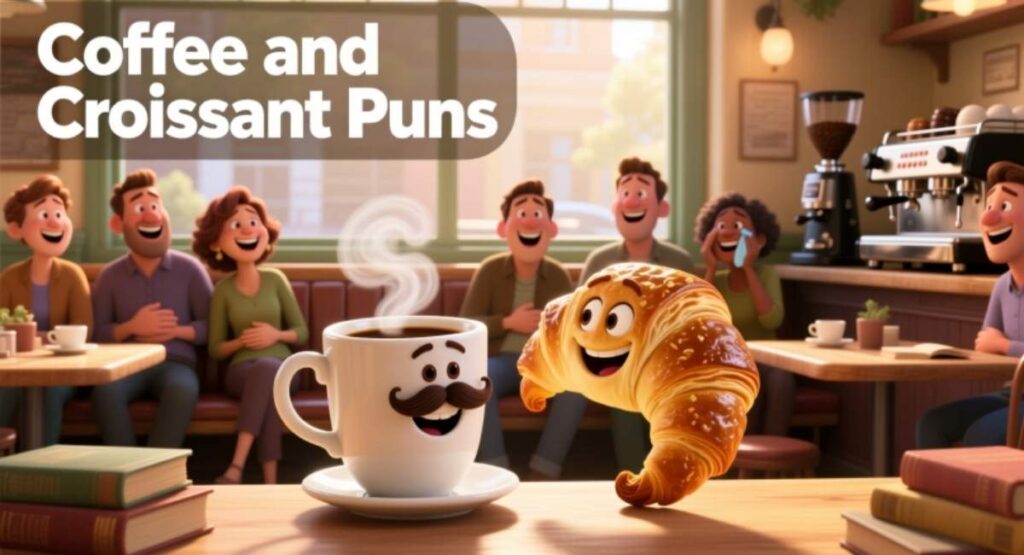 Coffee and Croissant Puns