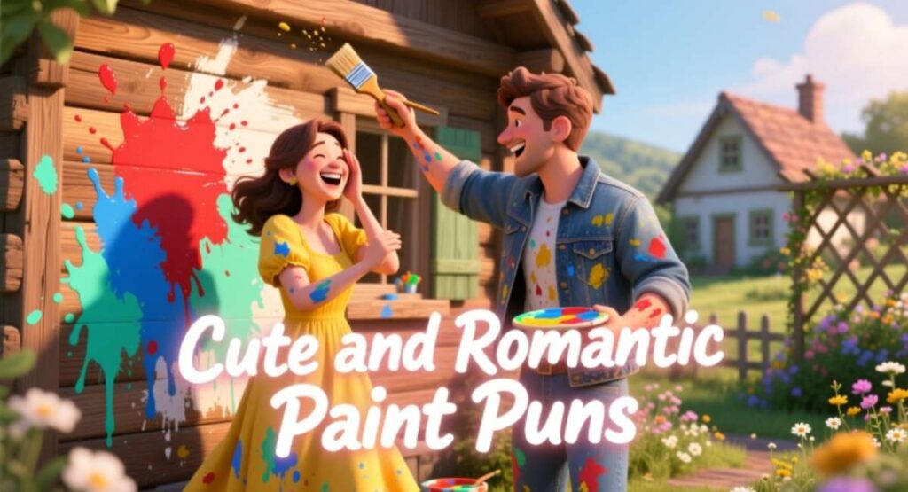 Cute and Romantic Paint Puns