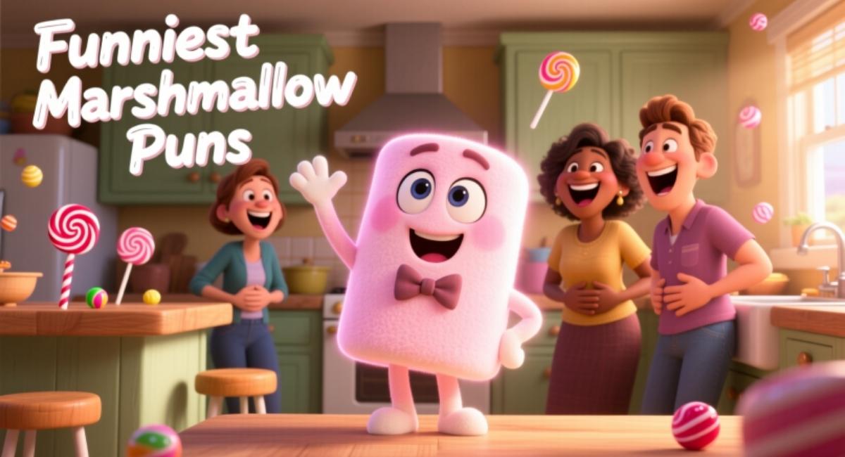 Funniest Marshmallow Puns, Marshmellow Puns & Marshmallow Quotes for Sweet Laughs