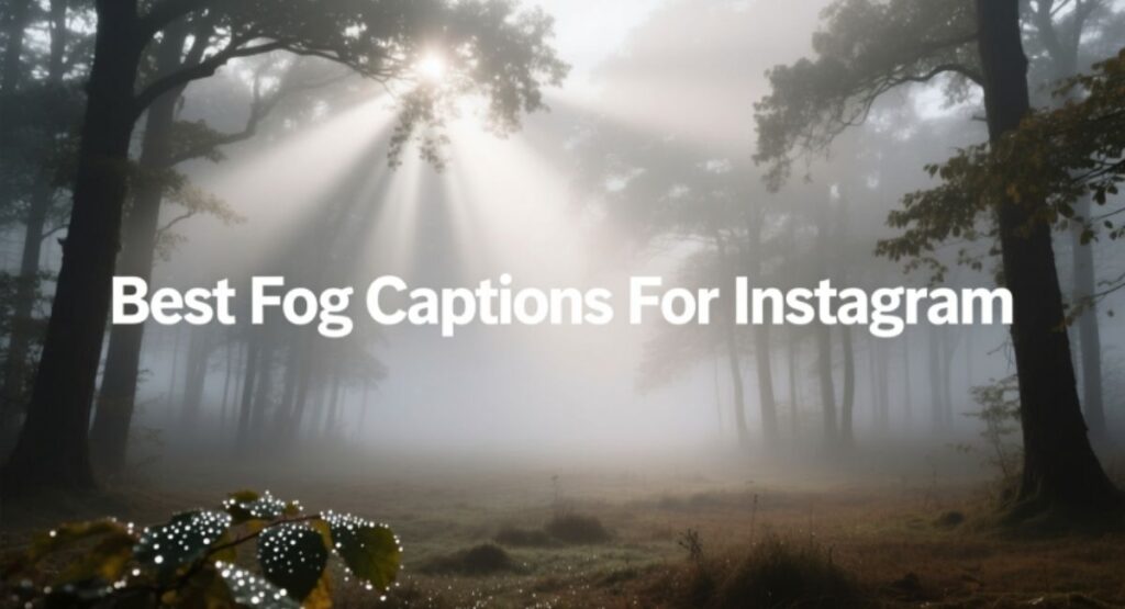 Best Fog Captions For Instagram