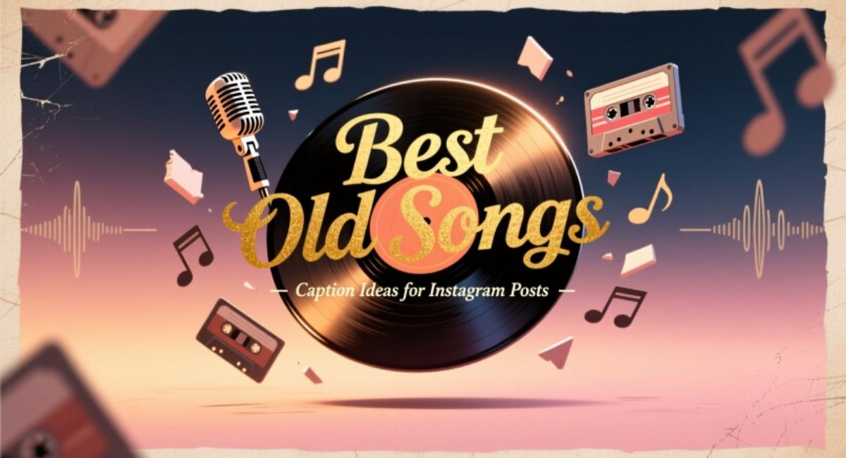 Best Old Songs Caption Ideas for Instagram Posts to Share Nostalgia & Memories