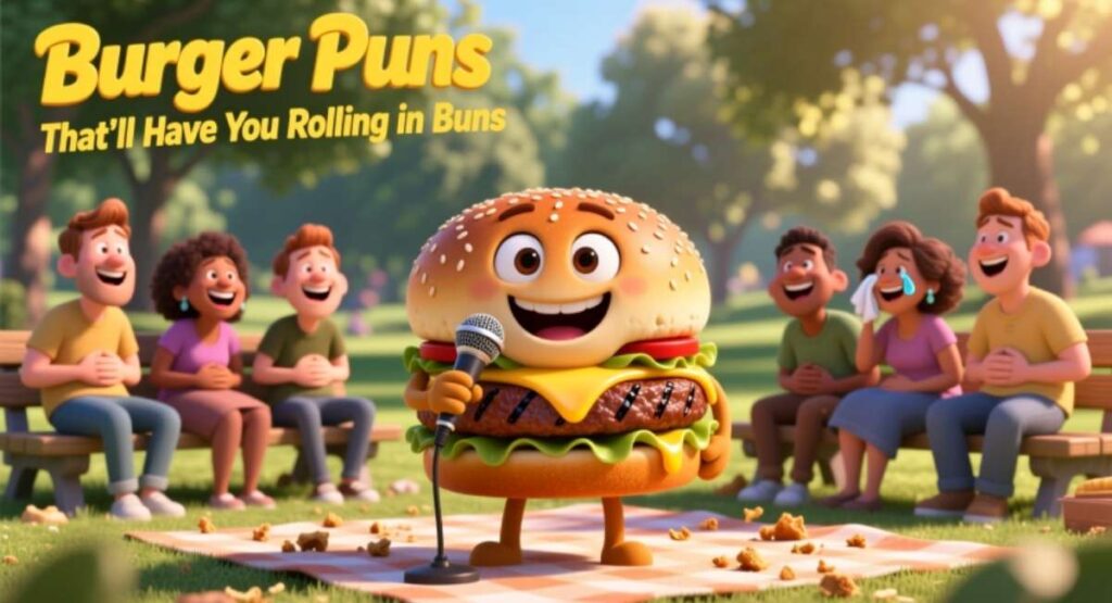 Burger Puns That’ll Have You Rolling in Buns