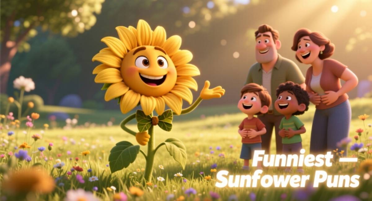Funniest Sunflower Puns: Hilarious, Cute, Romantic & Sassy Jokes to Brighten Day