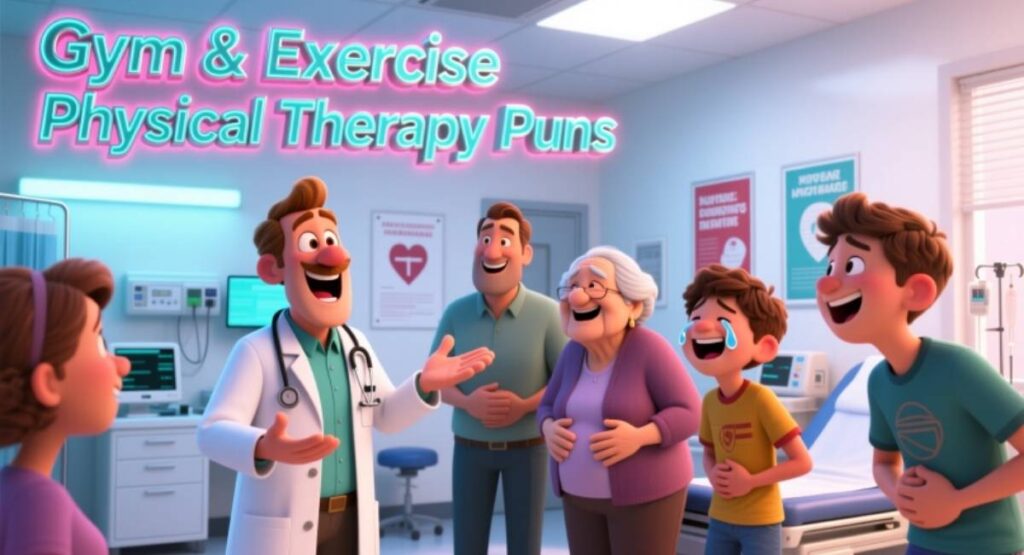 Gym & Exercise Physical Therapy Puns