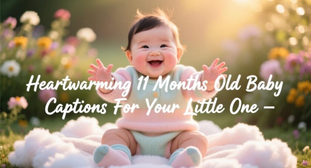 Heartwarming 11 Months Old Baby Captions For Your Little One