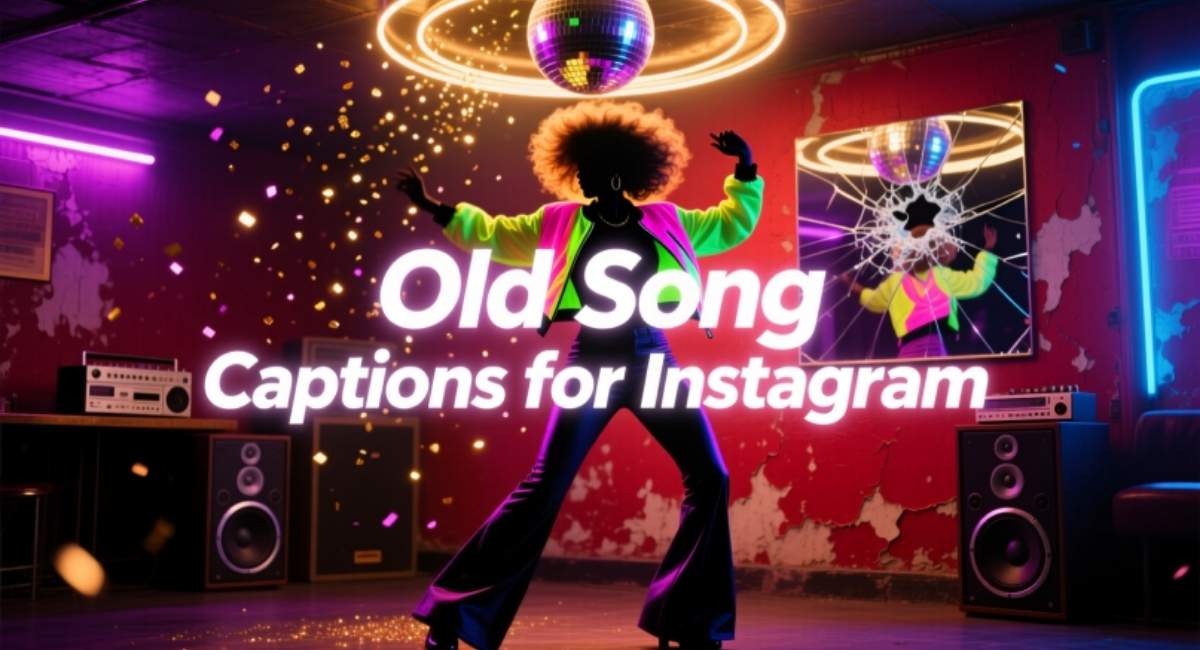 Old Song Captions for Instagram: Retro, Nostalgic & Trendy Captions for Posts