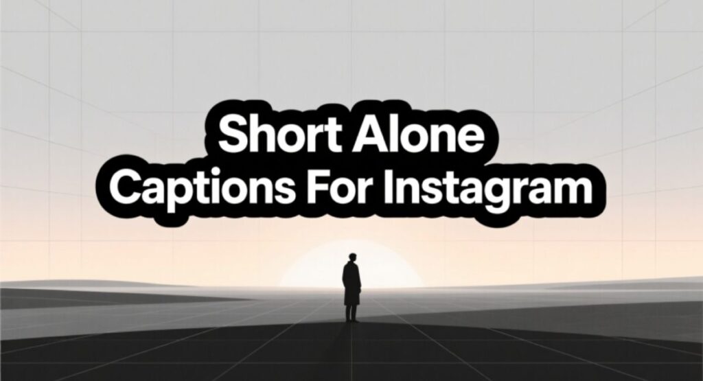 Short Alone Captions For Instagram