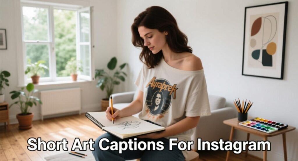 Short Art Captions For Instagram