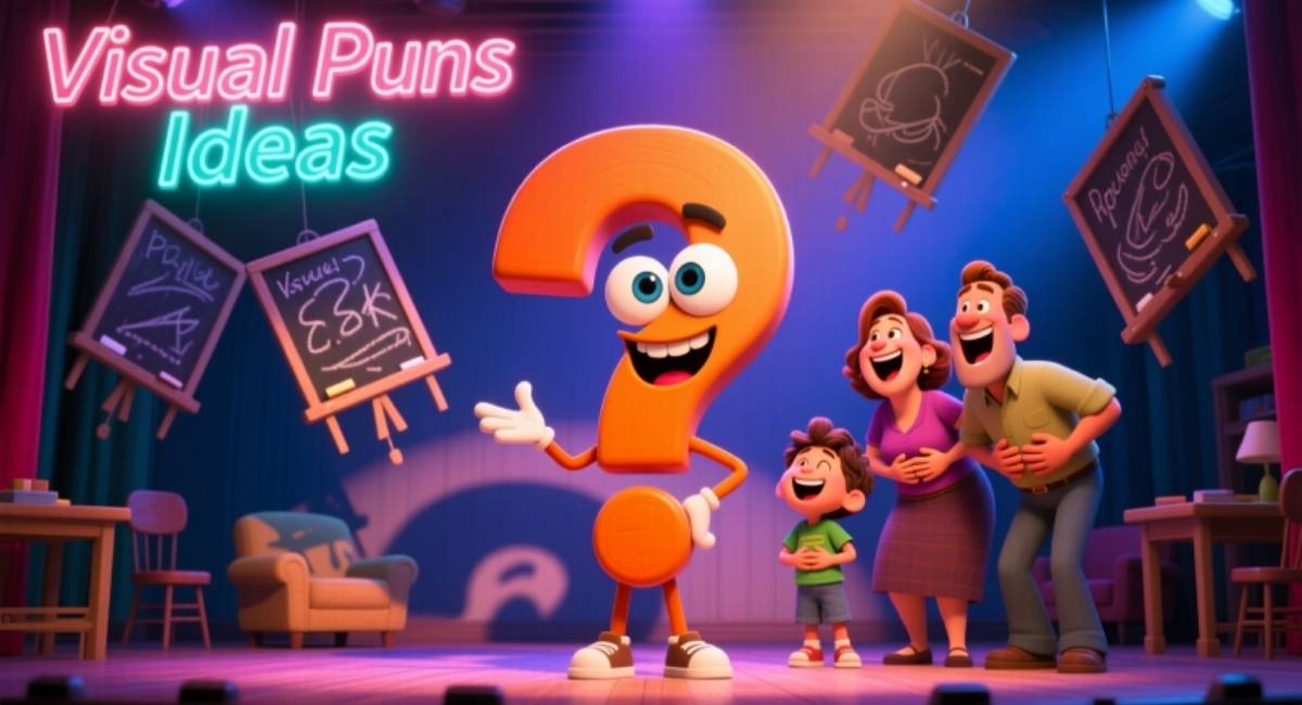 Visual Puns Ideas: Funny, Clever & Creative Visual Puns for All Ages