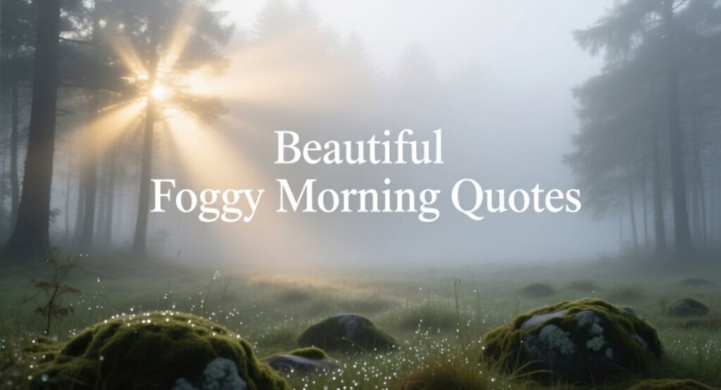 Beautiful Foggy Morning Quotes