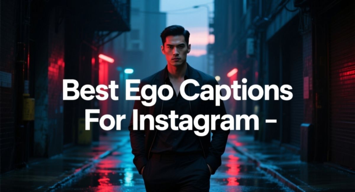 Best Ego Captions For Instagram – Attitude, Stylish & Funny Lines