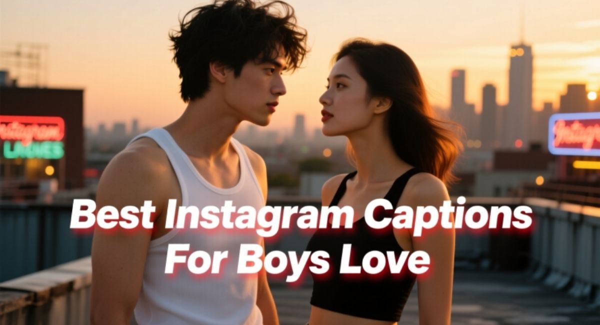 Best Instagram Captions For Boys Love – Cute, Funny, Romantic & Heartfelt Ideas
