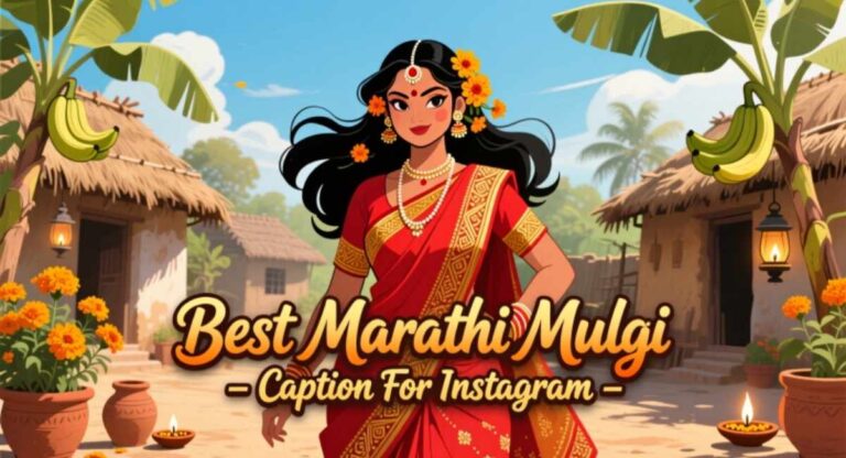 Best Marathi Mulgi Caption For Instagram – 1000+ Stylish, Fun & Trendy Ideas