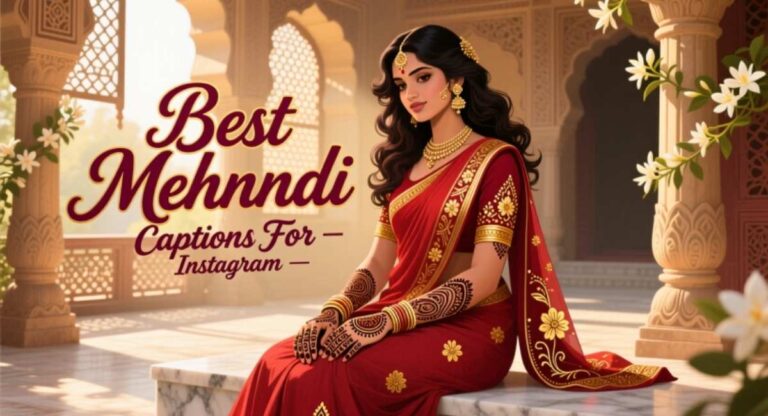 Best Mehndi Captions For Instagram | Cute, Funny & Stylish Ideas