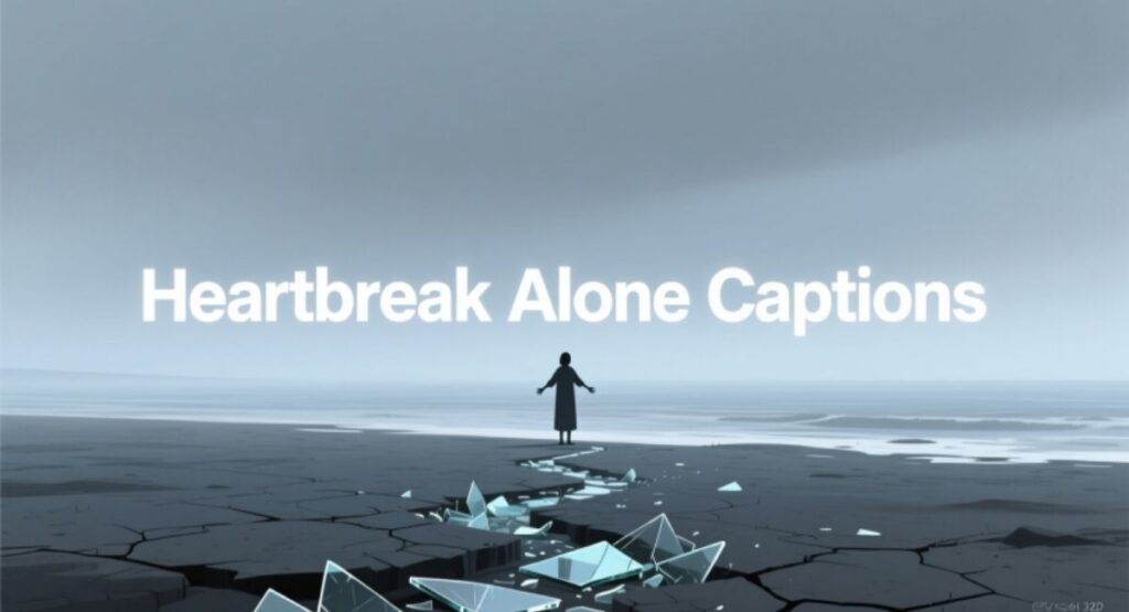 Heartbreak Alone Captions