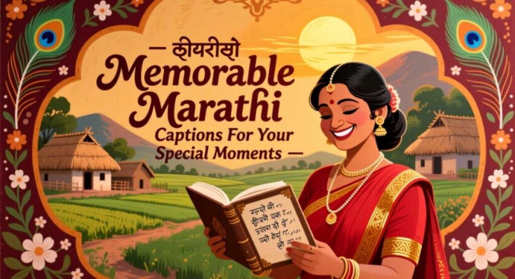 Memorable Marathi Captions For Your Special Moments