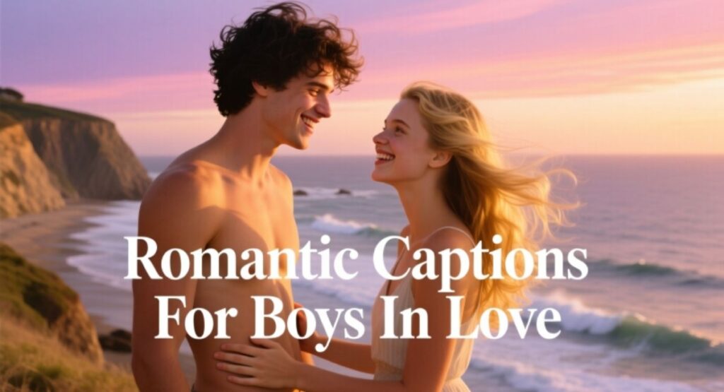 Romantic Captions For Boys In Love