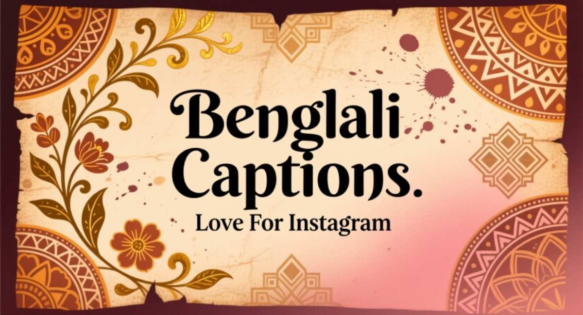 Short Bengali Captions Love For Instagram – Cute, Sweet & Heartfelt Lines